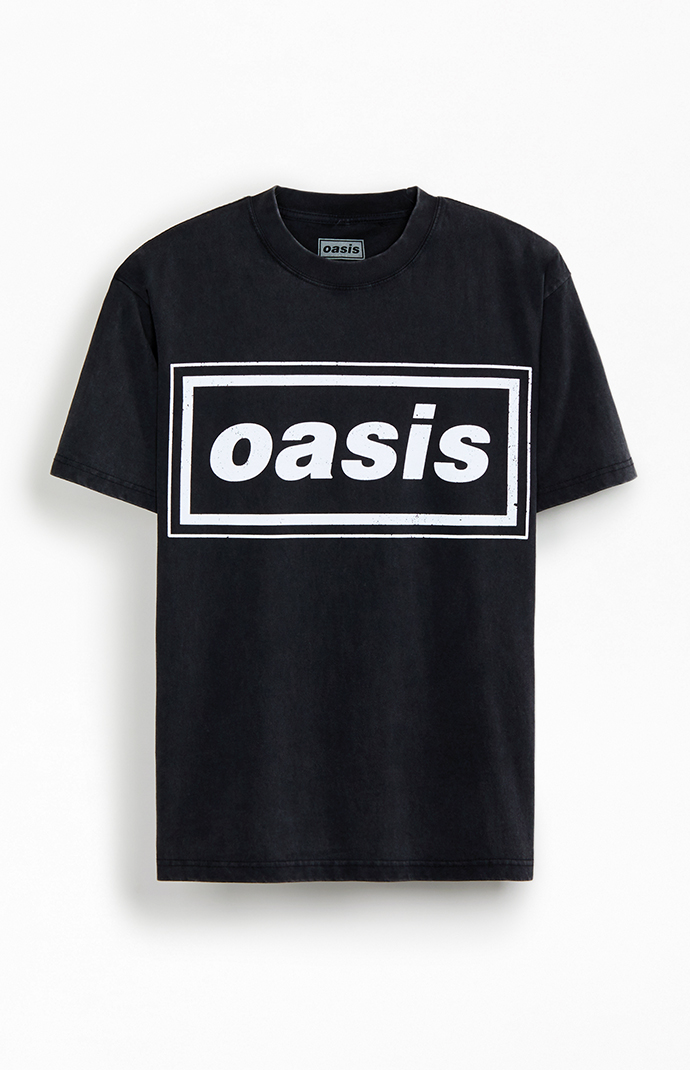 Oasis Distressed Logo Oversized T-Shirt | PacSun