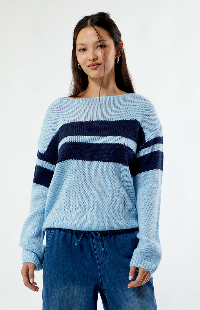 LA Hearts Boat Neck Striped Sweater | Pacsun