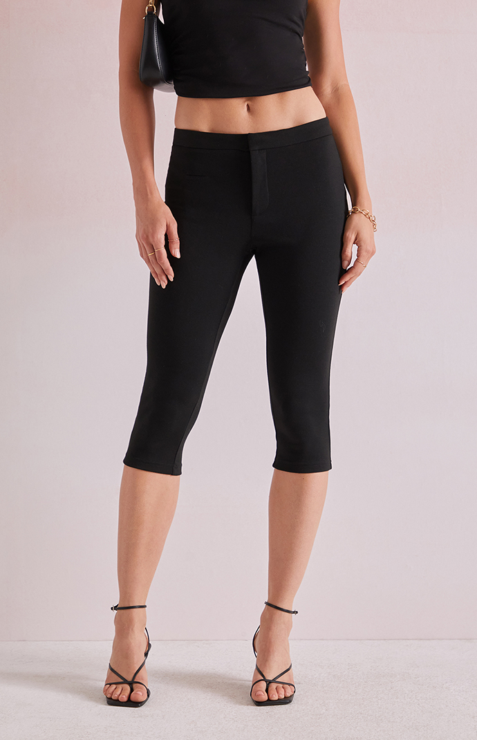 Beverly and Beck Solid Capri Pants | Pacsun
