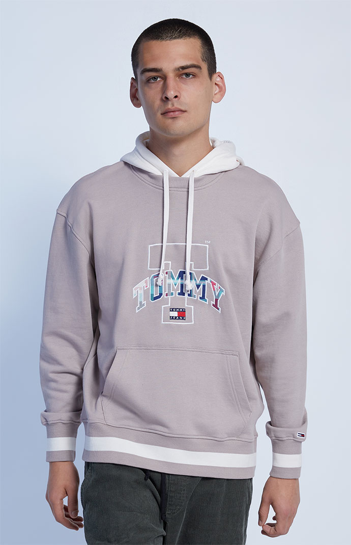 Tommy jeans tartan hoodie hotsell