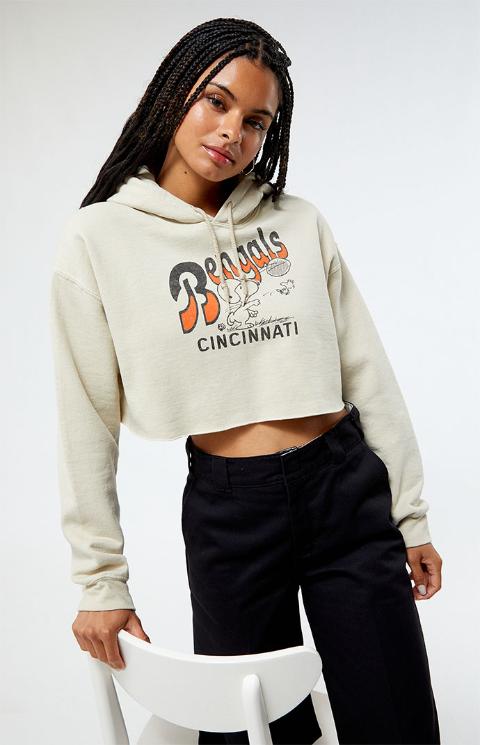women's bengals crop top