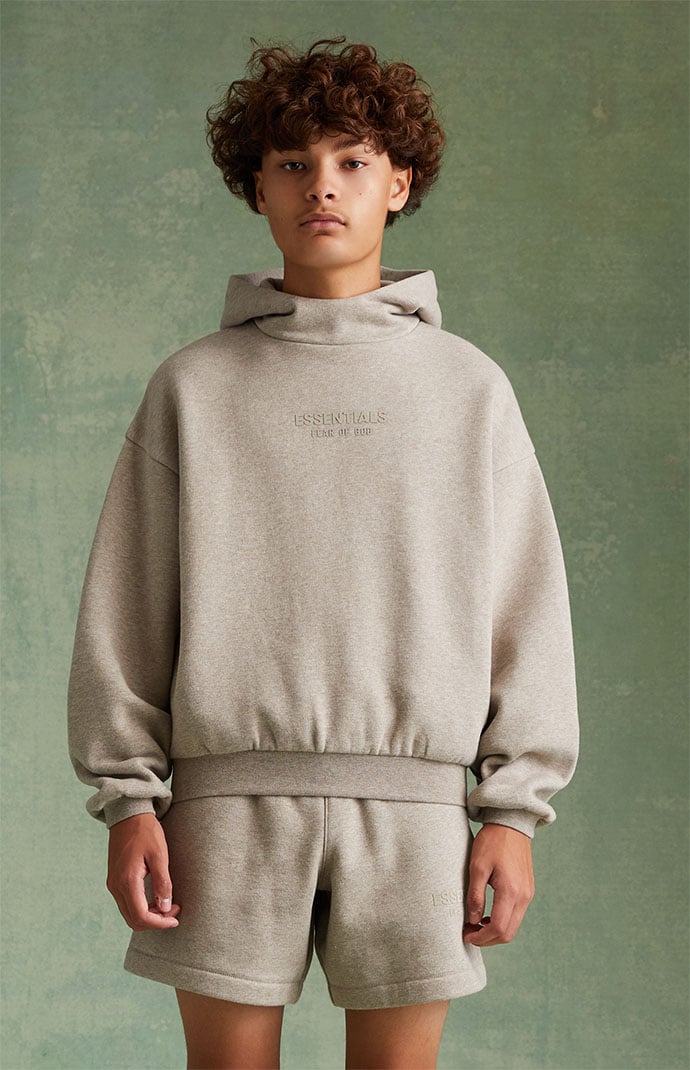 【ESSENTIALS】Essential Hoodie/Core Heather(192BT232054F) Buy Fear of God Essentials Hoodie 'Core Heather