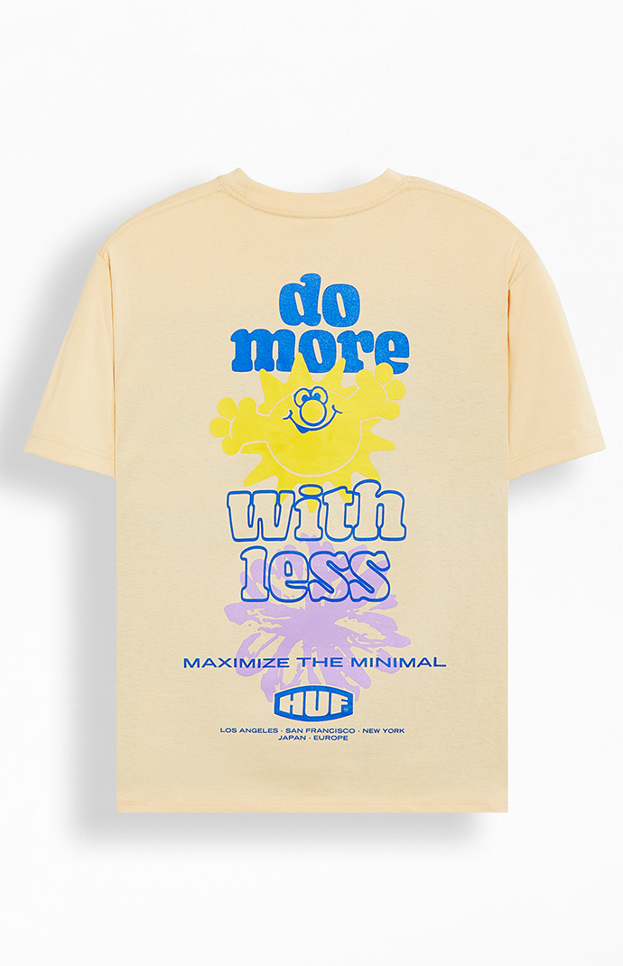Huf Men s Maximize T Shirt in Cream Size Small