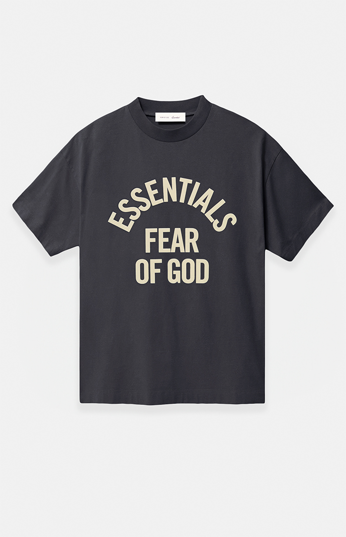 Fear of God 7th インアウトinout Tシャツ Fear of God ESSENTIALS Faded Black Campus '90s Short Sleeve T