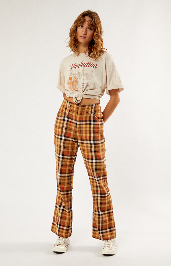 plaid pajama pants