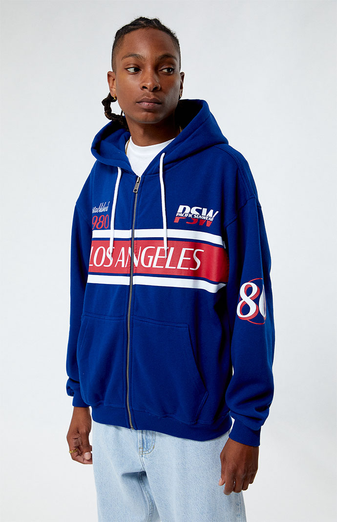 PacSun Racing Full Zip Hoodie PacSun