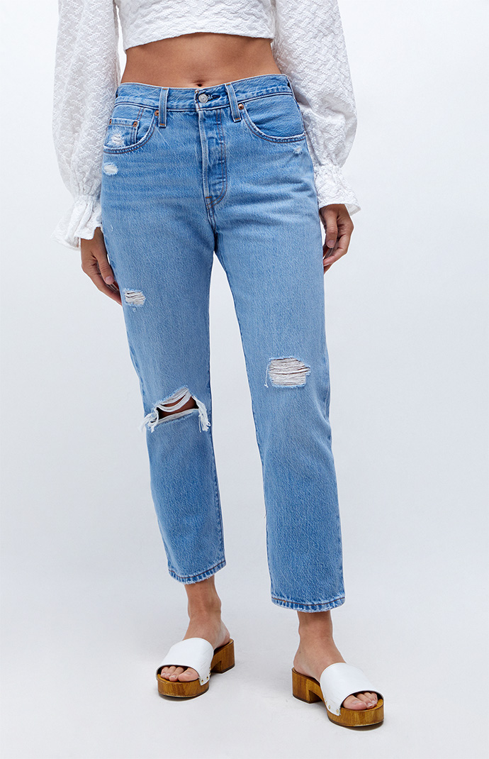 Levi's 501 shop crop authentically yours