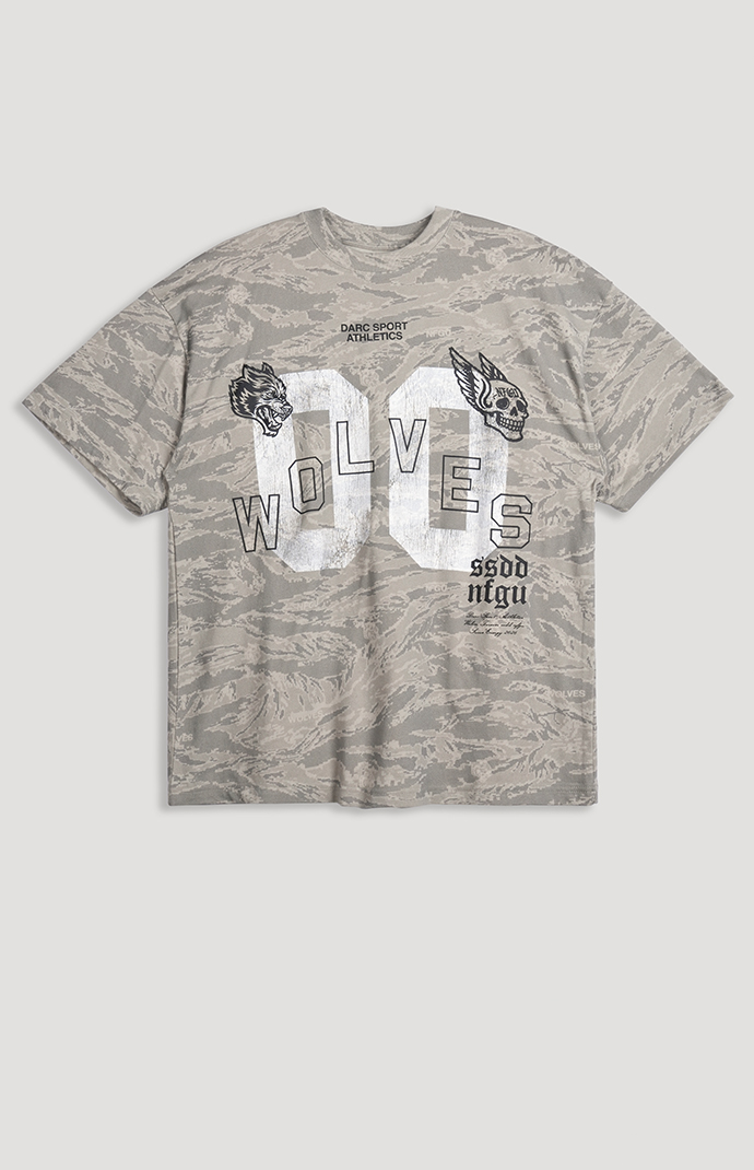 DARC SPORT ATHLETICS 00 Camo Premium Oversized T-Shirt | Pacsun