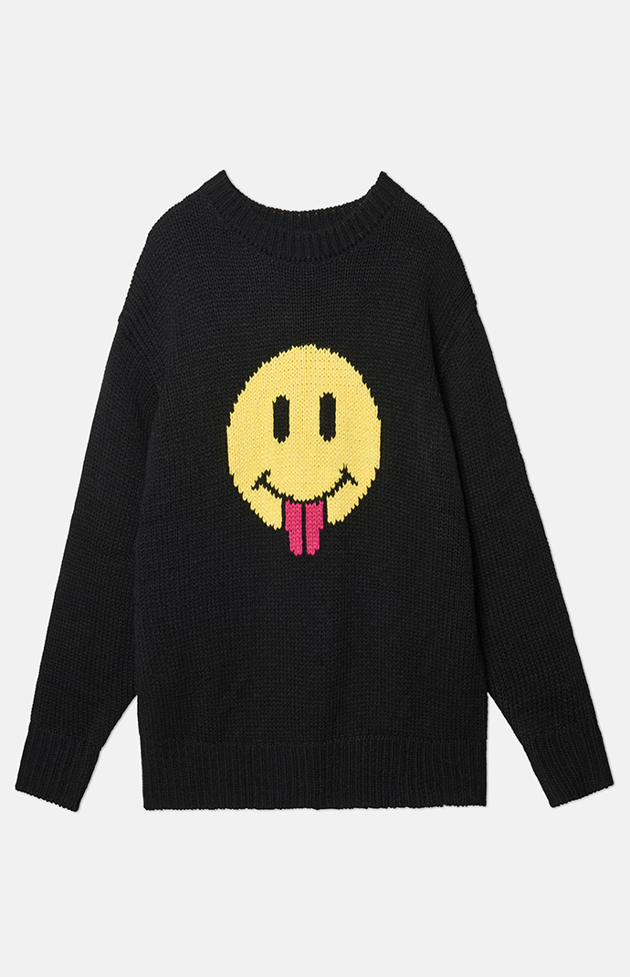 Pacsun smiley face sale sweatshirt