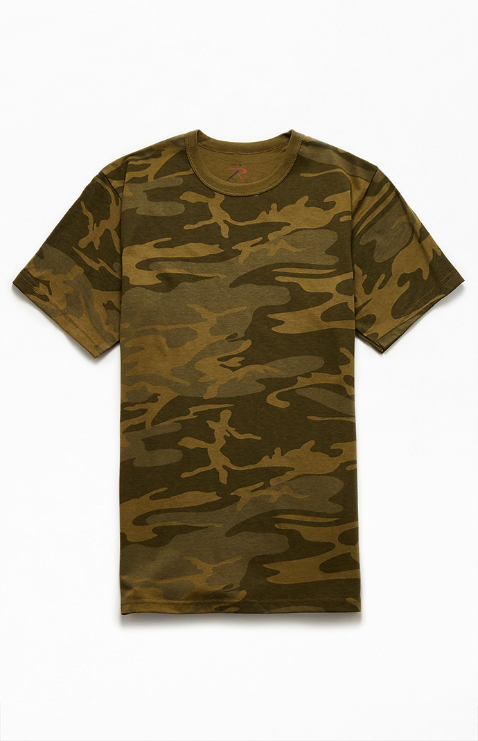 PACSUN camouflage Tシャツ