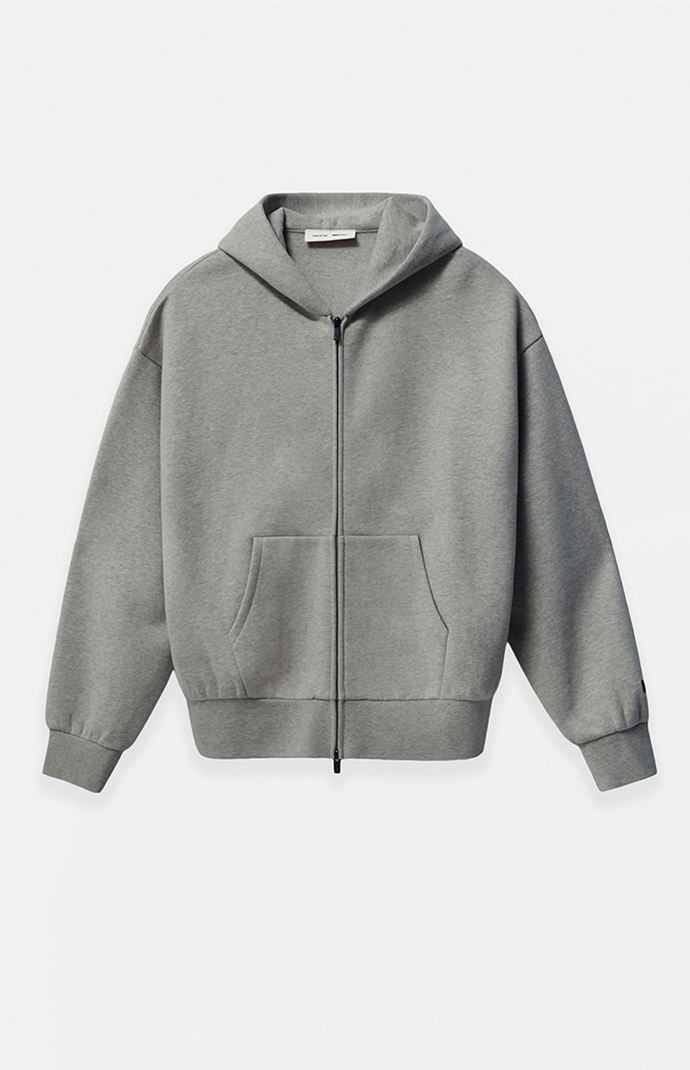 トップス FEAR OF GOD ESSENTIALS Fear of God ESSENTIALS Concrete Heather Classic Fleece Zip
