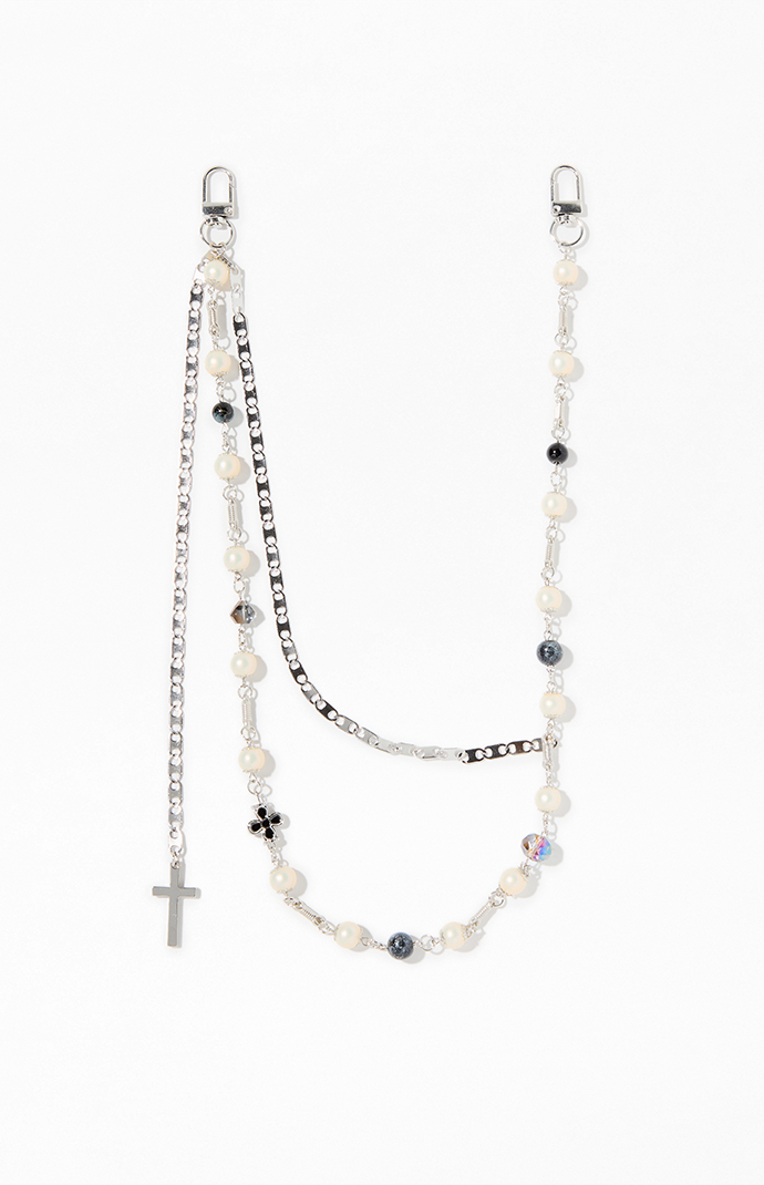 Pacsun Silver Cross Wallet Chain | Pacsun