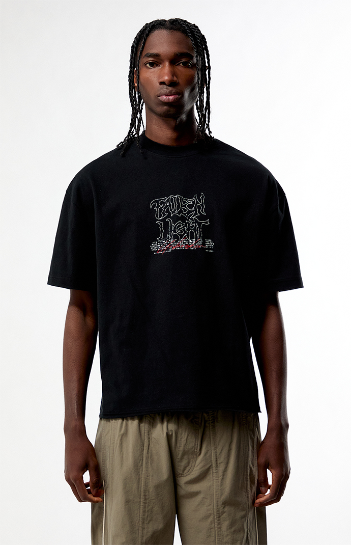 トップス 198club 2PIECES PAC CREW NECK T-SHIRTS S Pacsun Fallen Light Cropped Boxy T-Shirt | Pacsun