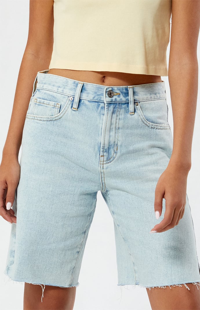 Pacsun Light Indigo Baggy Jorts | Pacsun