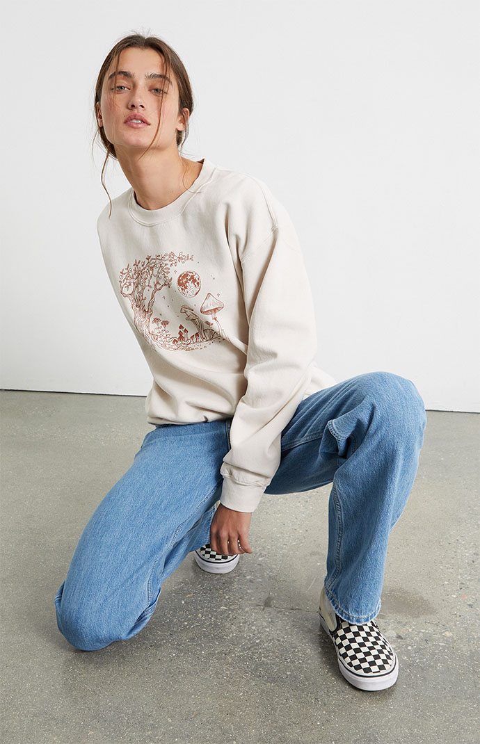 PS / LA Mushroom Crew Neck Sweatshirt | PacSun