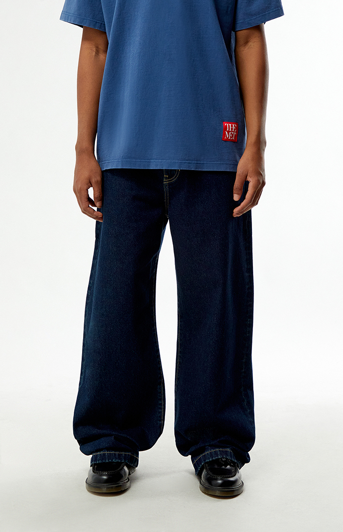 Papas エコバッグ Vegas Jeans ネイビー Pacsun Blake Extreme Baggy Jeans Dark Blue | Pacsun