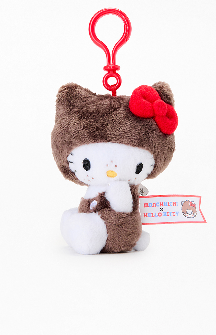 Monchhichi x Hello Kitty Big Head Plush Bag Charm | Pacsun