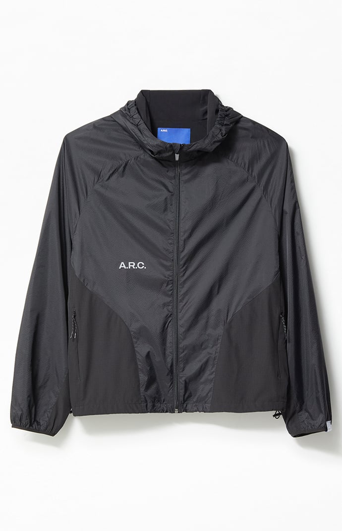 アウターその他 Here is the black waist jacket A.R.C. Active Black Performance Hooded Jacket | PacSun