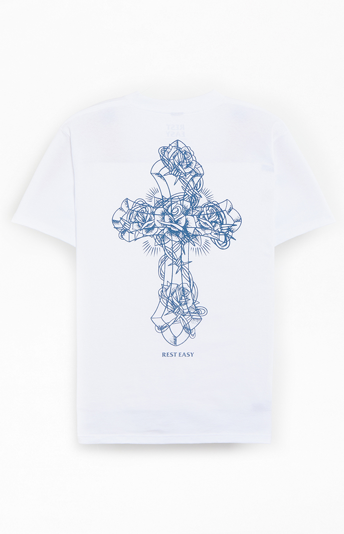 Rest Easy Rose Cross T-Shirt | Pacsun