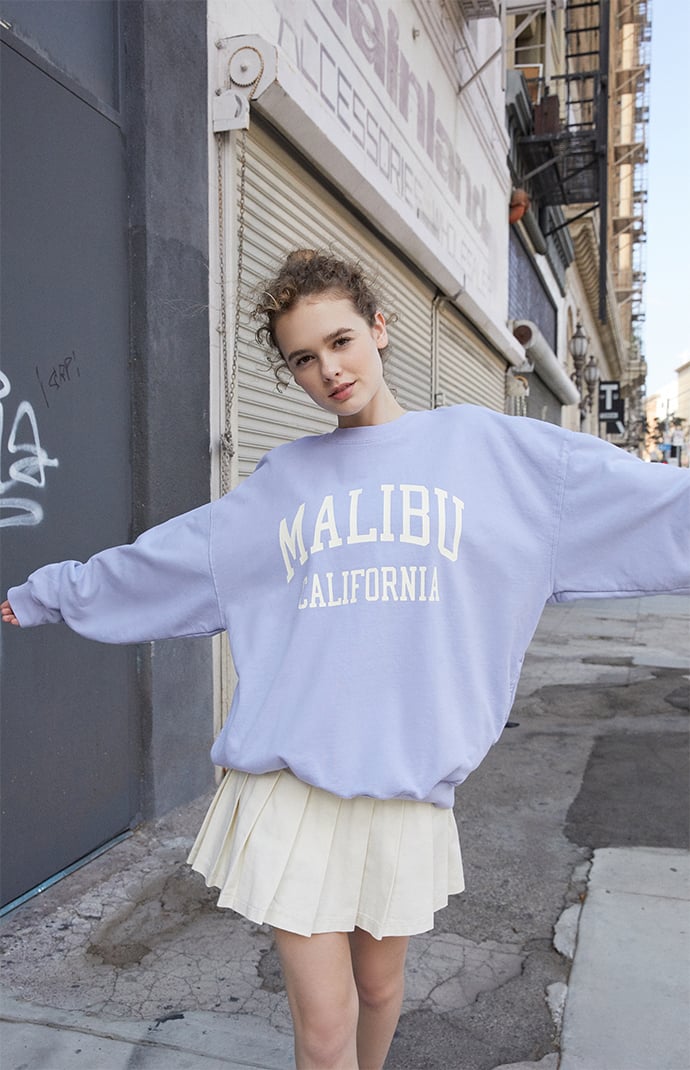 Malibu crew neck top