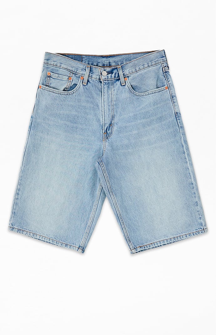 Levi's Light Blue 470 Baggy Jean Shorts | Pacsun