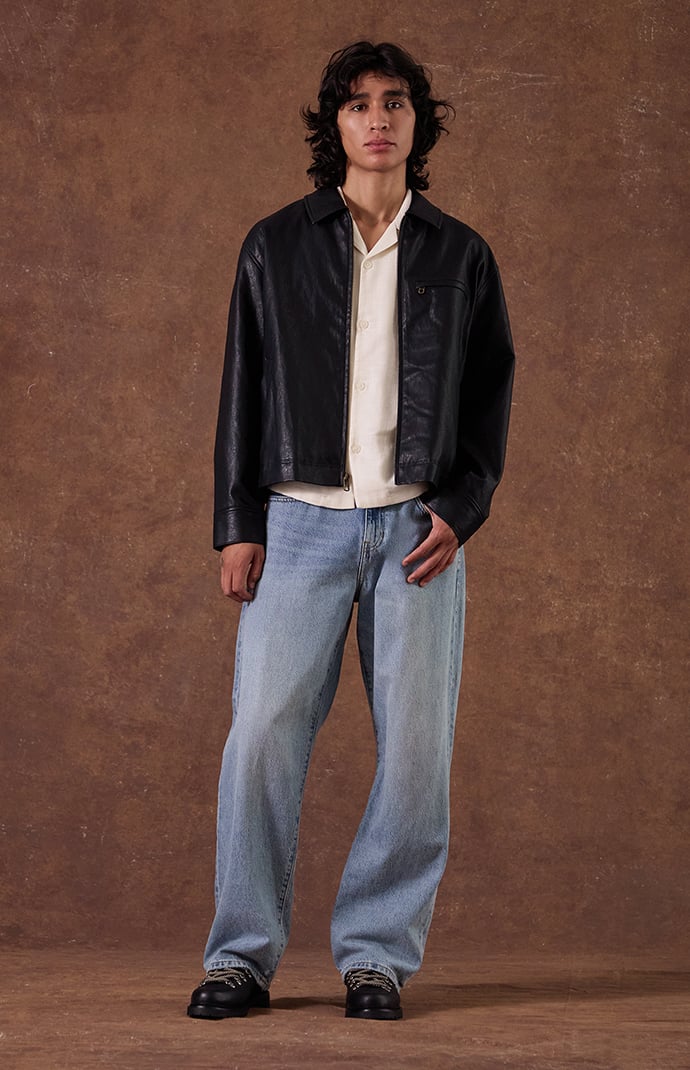 Image of Dylan Baggy Jeans Medium Indigo