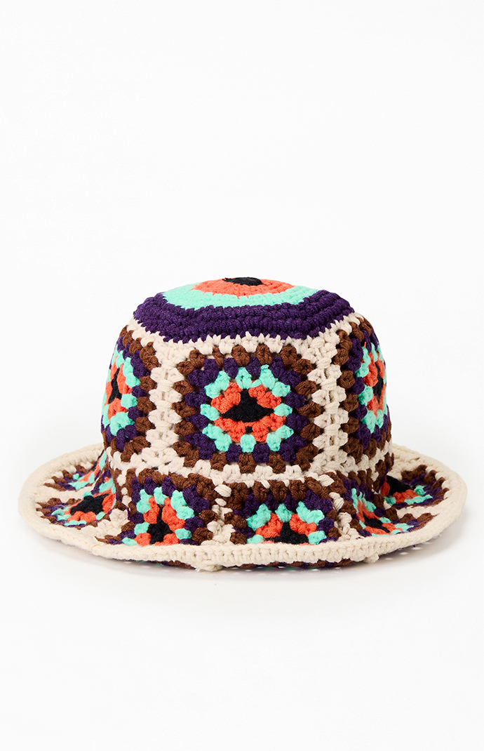 帽子 gurgurhand-knitted bucket hat gurgurhand-knitted bucket hat