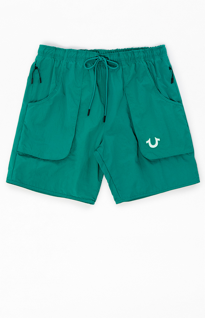 True Religion Curved Nylon Shorts | Pacsun
