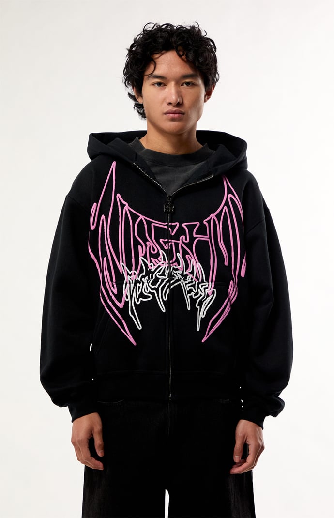 Nightlab x Pacsun Night Reaper Zip Up Hoodie | Pacsun