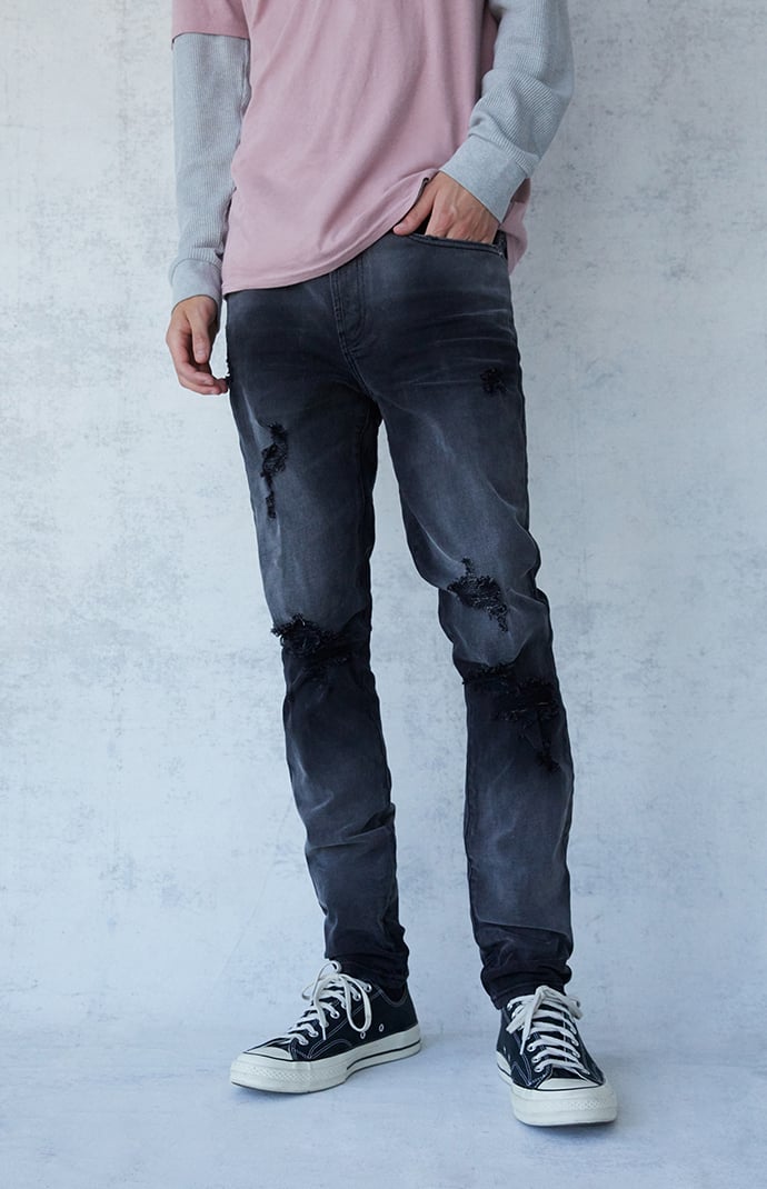 PacSun Black Washed Stacked Skinny 