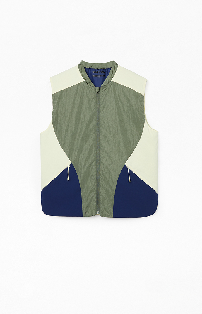 A.R.C. Men's Nylon Color Block Vest - Size Medium