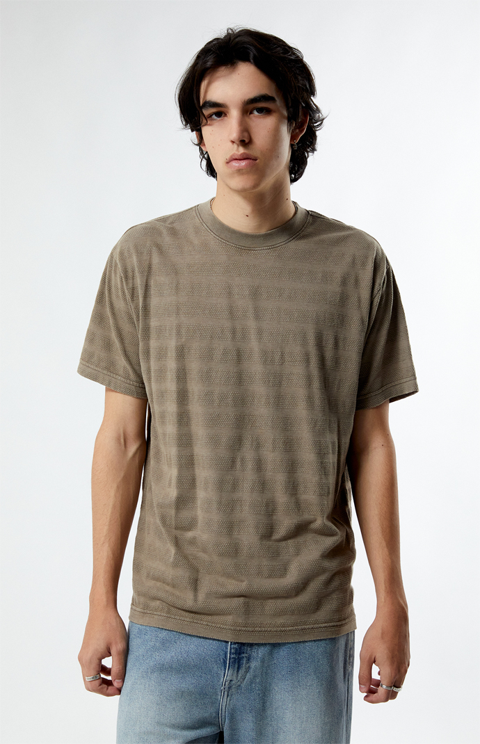 【Raucohouse】Velin pigment stripe T-shirt Raucohouse(ラウコハウス) - ベリンピグメントボーダーTシャツ