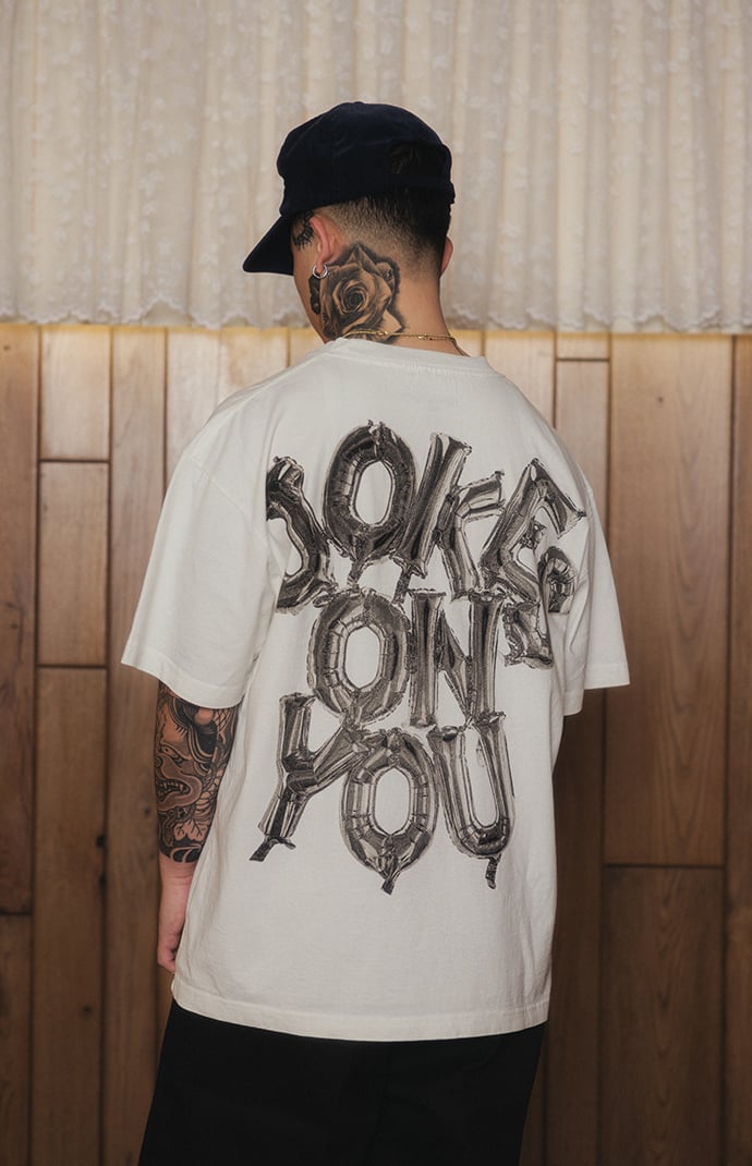 【YOURNUS】Folded Balloon T-shirt YOURNUS】Folded Balloon T-shirt YASU Balloon tee (Black)