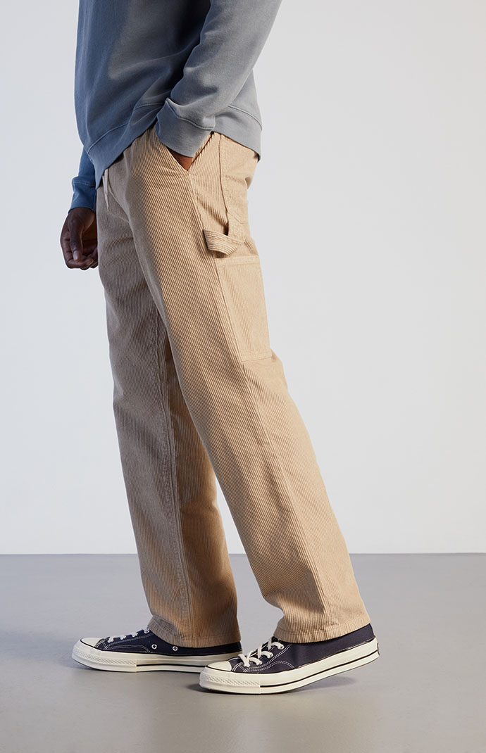 【Raucohouse】Inder corduroy carpenter wide pants Raucohouse】Inder corduroy carpenter wide pants (Raucohouse