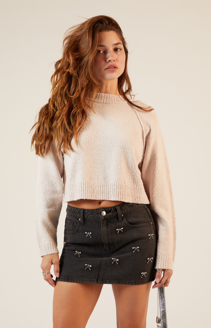 LA Hearts Fluffy Snug Raglan Sweater PacSun