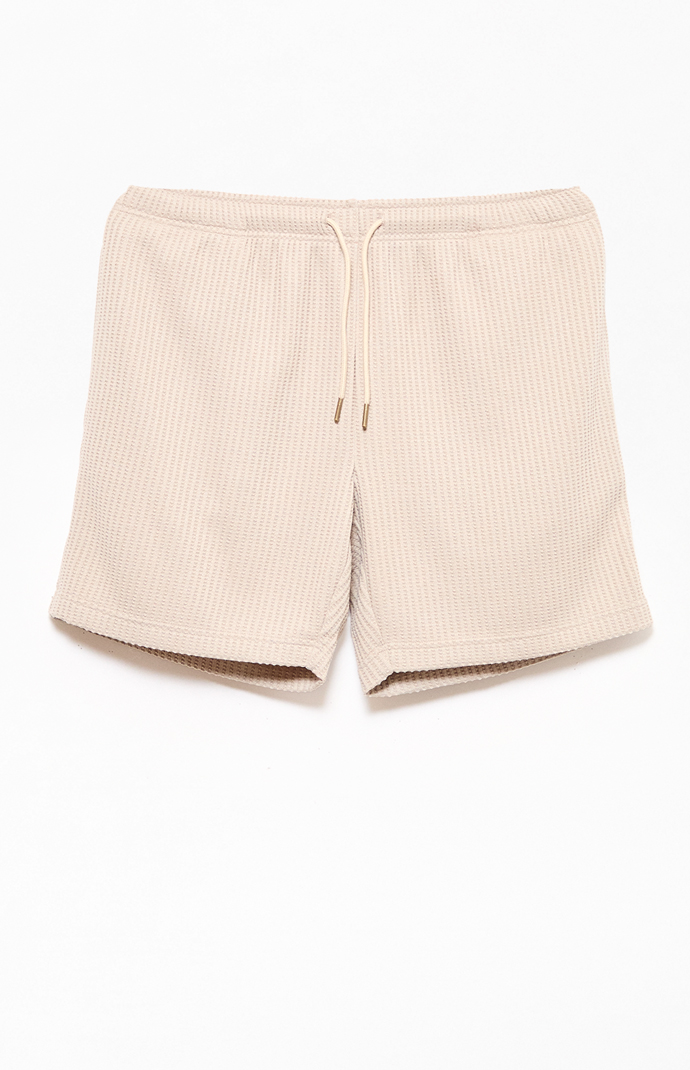 Pacsun Heather Gray Waffle Knit Shorts | Pacsun