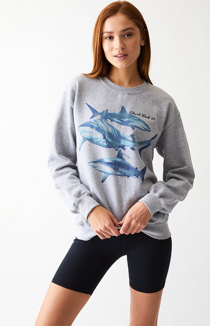 Womens shark sweatshirt 2025