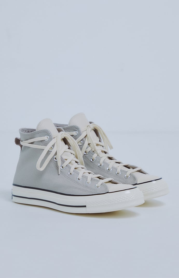 Converse x Essentials Fear Of God Gray Chuck 70 High Top Shoes