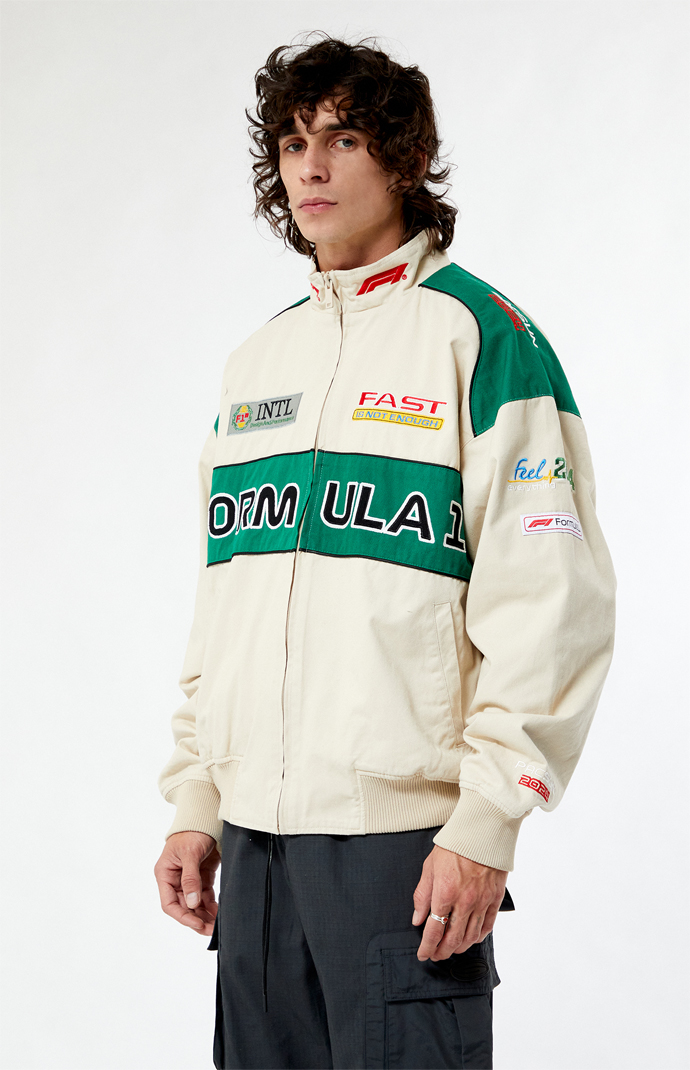 Pacsun red white sales and blue windbreaker