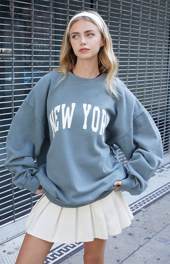 John Galt Sage New York Crew Neck Sweatshirt | PacSun