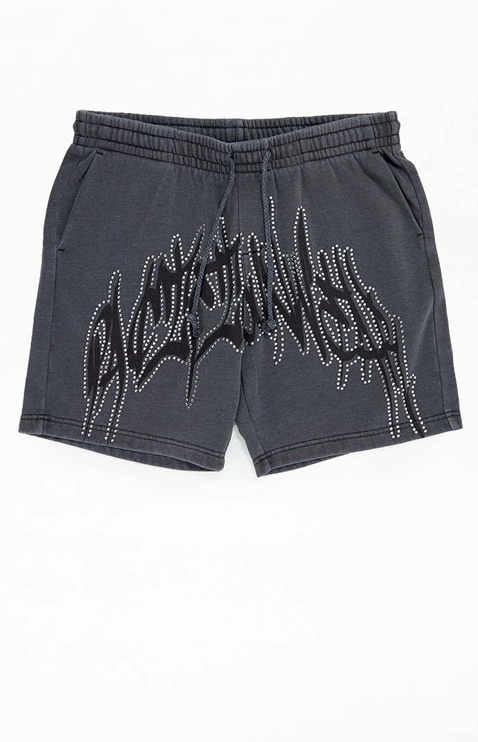 新品　AWW L'APÉRO SWEATSHORTS ステッカー無し Men's Nylon cargo shorts with abstract print | Pink | Diesel