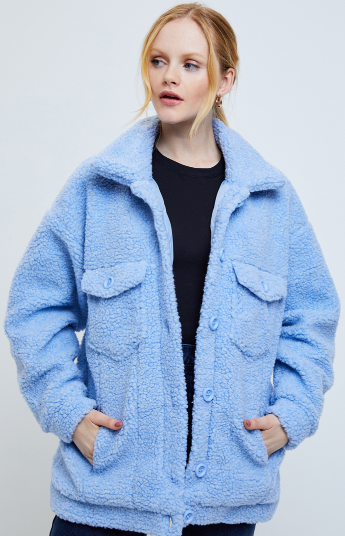 Daisy Street Teddy Trucker Jacket | PacSun