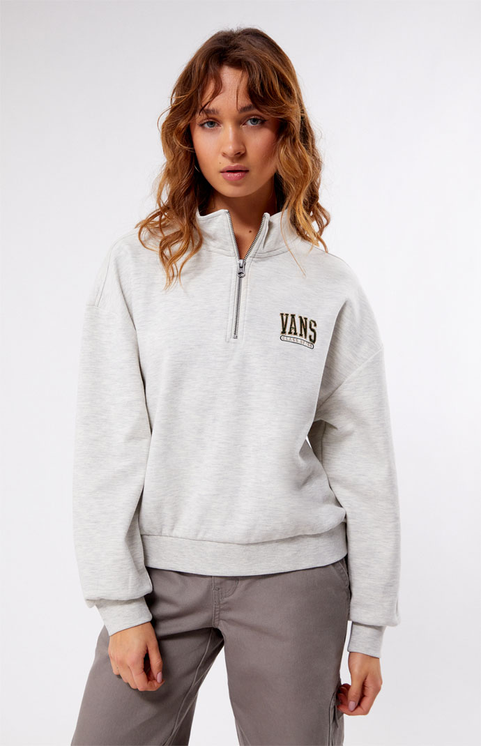 Vans mix up half zip sweatshirt store