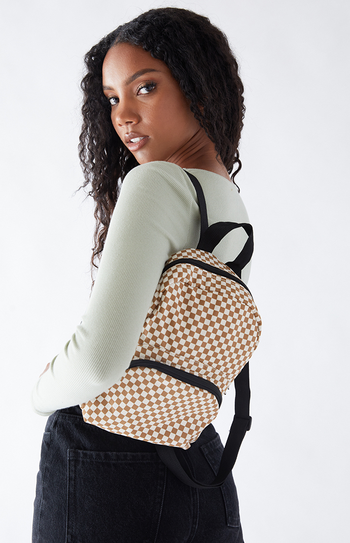 PacSun Checkered Mini Backpack