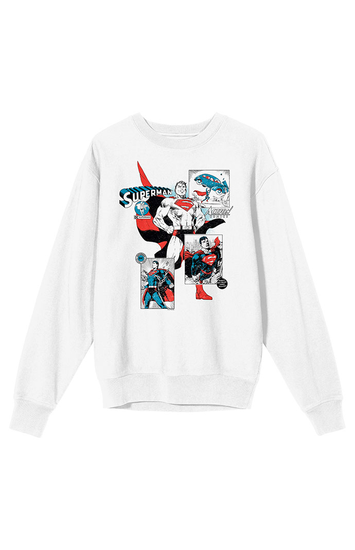 Superman 90th Anniversary Crew Neck Sweatshirt | PacSun