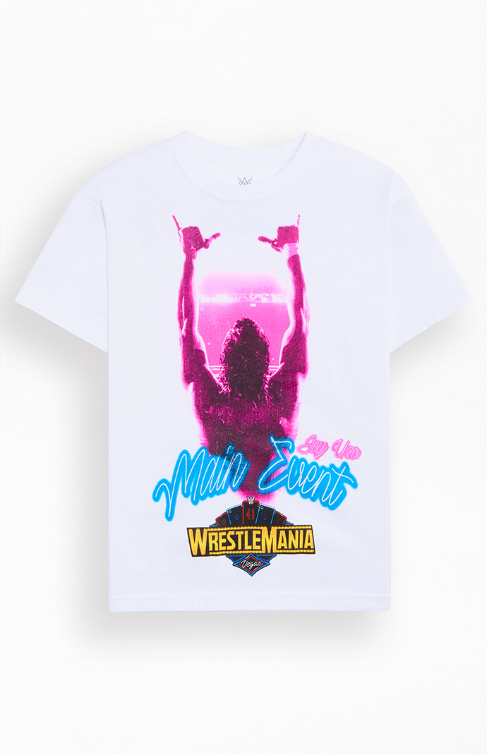 WWE Wrestlemania Main Event Jey Uso T-Shirt | Pacsun