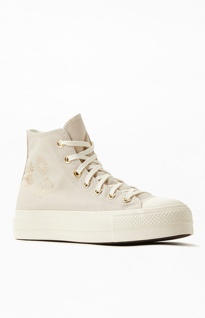 Converse Gold Platform Sneaker | Converse gold, Converse all star pink,  Converse all star white