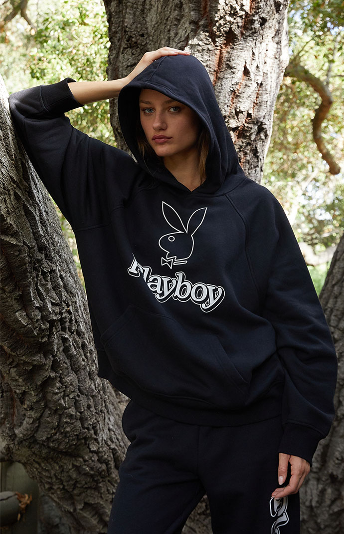 Bedazzled playboy deals hoodie