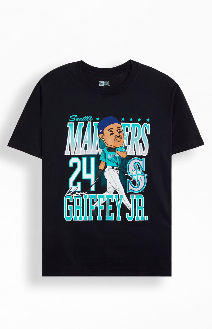 New Era Seattle Mariners Ken Griffey Jr. Caricature T-Shirt | Pacsun