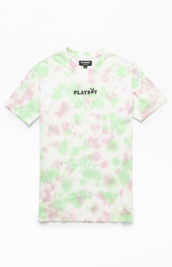 Playboy By PacSun Tie-Dyed Logo T-Shirt 